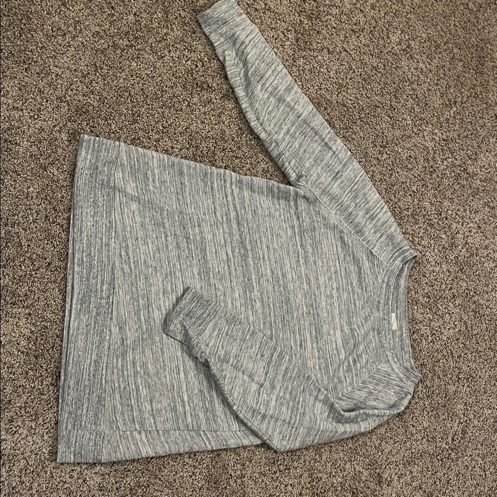 Caslon Heather Gray Knit Top